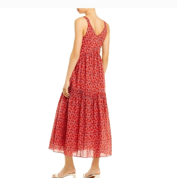 Joie Elegant Red Sleeveless Maxi Dress - Picture 2 of 3